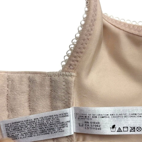 WACOAL STYLE 853192 BASIC BEAUTY SPACER UNDERWIRE T-SHIRT SAND TAN 32DD 32E BRA - Picture 11 of 11